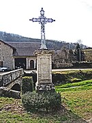 Croix au bas du village de Mancenans.