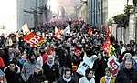 Vorschaubild für Proteste gegen die Rentenreform in Frankreich 2023