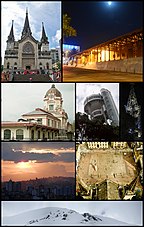 Manizales, Caldas, Kolumbia - Widok na miasto oraz