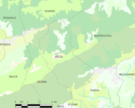 Mapa obce Rezza
