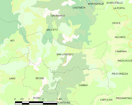 Mapa obce San-Lorenzo