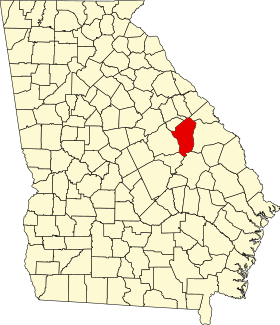 Placering af Jefferson County