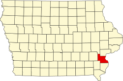 Koartn vo Louisa County innahoib vo Iowa