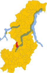 Moltrasio - Mapa