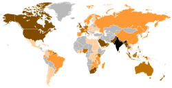 Map of the Indian Diaspora in the World.svg