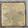 Marianne Gutmann - Alter Steinweg 5 (Hamburg-Neustadt).Stolperstein.nnw.jpg