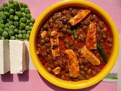 matar paneer - Diwali Recipes
