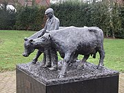 'Boer met koeien', Bert Overkamp, 2003