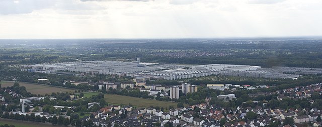 Mercedes-Benz factory in Rastatt