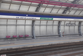 <span class="mw-page-title-main">San José de la Estrella metro station</span> Santiago metro station