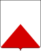 Modern French shield division - party per chevron.svg
