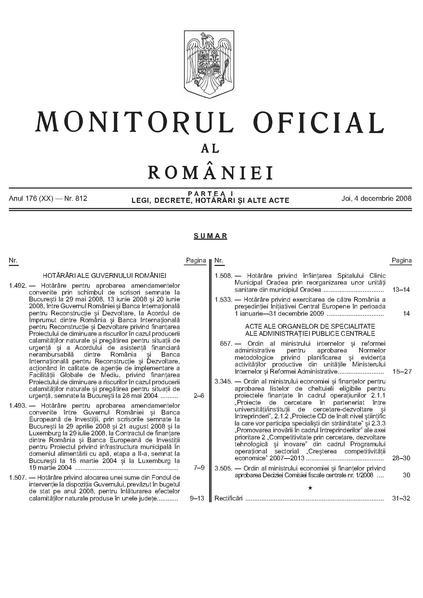 File:Monitorul Oficial al României. Partea I 2008-12-04, nr. 812.pdf