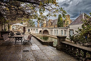 Montsalvat's "Meeting Pool" area Montsalvat Melbourne.jpg