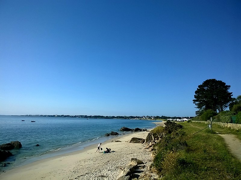 File:Morbihan Saint-Pierre- Quiberon Le Petit Rohu La Plage Baigneurs 27052016 - panoramio (1).jpg