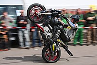 Motorcycle stunt