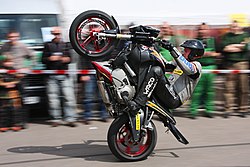 motocycle stunt