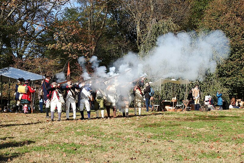 File:Musket fire at Battle of Ft Washington jeh.jpg