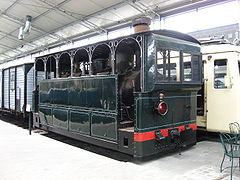 Locomotive pour tramway bicabine type 7 (404/1888), préservée à l'ASVI à Thuin