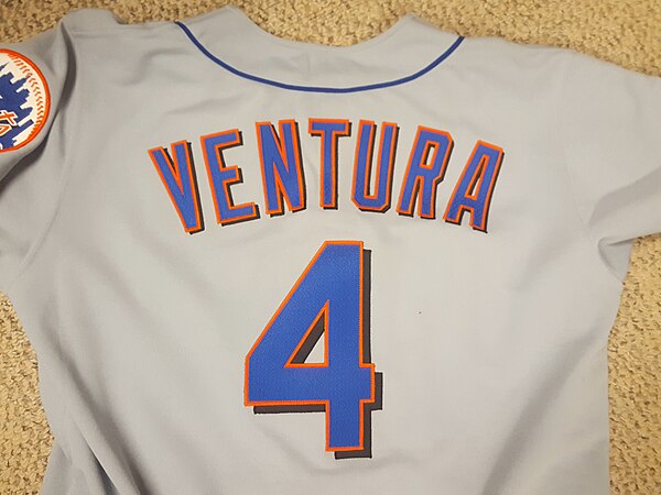 1999 New York Mets #4 Robin Ventura road jersey