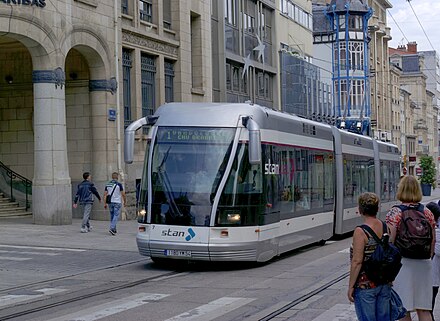 Nancy's tramway on tyres