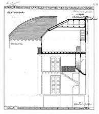 Tillbyggnad (sektion) 1911.