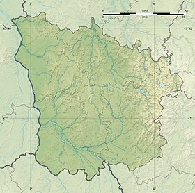 Vedeți pe harta topografică a Nièvre