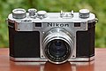 Nikon S with NIKKOR H.C 1:2 f=5cm lens