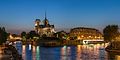 Notre-Dame de Paris and Île de la Cité at dusk 140516 1.jpg