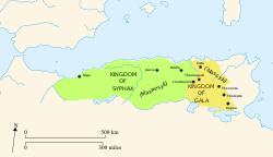 Kelet- és Nyugat-Numidia i. e. 220 körül