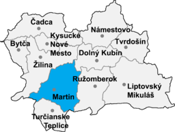 Situo enkadre de Regiono Žilina