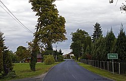 Street of Olędy, Gmina Zbuczyn