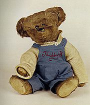 February 15: first teddy bear. Old Teddy Bear.jpg