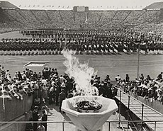 Opening of the Olympic Games in London, 29 July, 1948. (7649948798).jpg