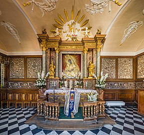 Gate of Dawn Interior (with priest during mass)