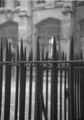 Metal fence details - spikes