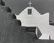 ローラ・ギルピン (1891–1979), The Church at Picuris Pueblo, New Mexico, 1963