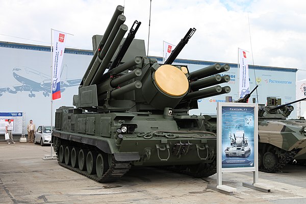An alternative mounting of anti-aircraft complex Pantsir-S1 on a tracked GM-352 chassis