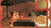 Πάολο Ουτσέλλο, Το θαύμα της βεβήλωσης της όστιας (Σκηνή 6), 43 x 58 cm