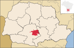 Location of Guarapuava