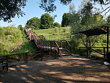 Puente de la gente a través de Ramenka