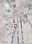 Pekka Halonen - Snow-decked Pine - A-1993-367 - Finnish National Gallery.jpg
