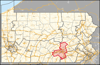 <span class="mw-page-title-main">Pennsylvania's 10th congressional district</span> U.S. House district for Pennsylvania