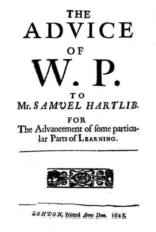 <i>The Advice to Hartlib</i>