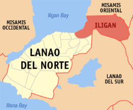 Kaart van Iligan