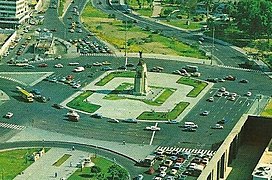 Vista aérea en 1987