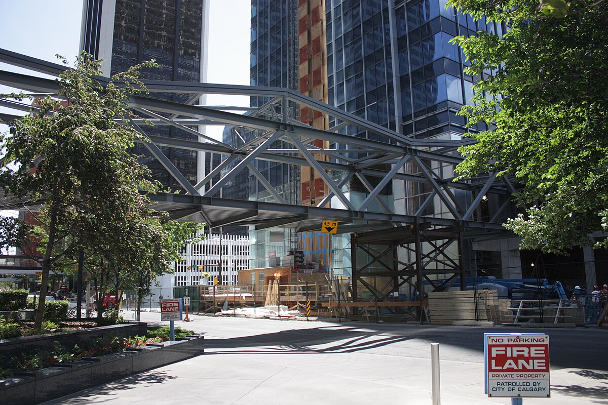 Century place. Skywalk Calgary. Skywalk in Calgary. Centennial place (Calgary). Canterra Tower.