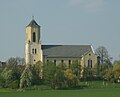 Altleisnigkirche Polditz: Church, churchyard wall, war memorial for those who fell in the war in 1870/1871 and war memorial for those who fell in World War I, as well as hereditary burials of the Daweritz / Bohrisch and Müller / Anders families