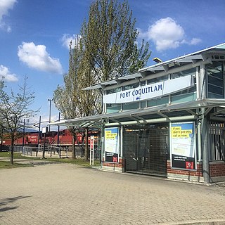 Port Coquitlam station Metro Vancouver commuter rail station