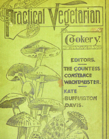 Practical Vegetarian Cookery, 1897