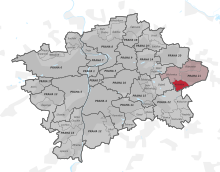 Gemeentelijk district Koloděje.svg van Praag
